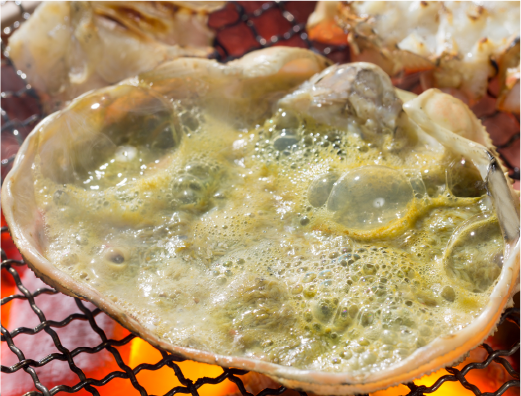 蟹味噌の甲羅焼きイメージ写真